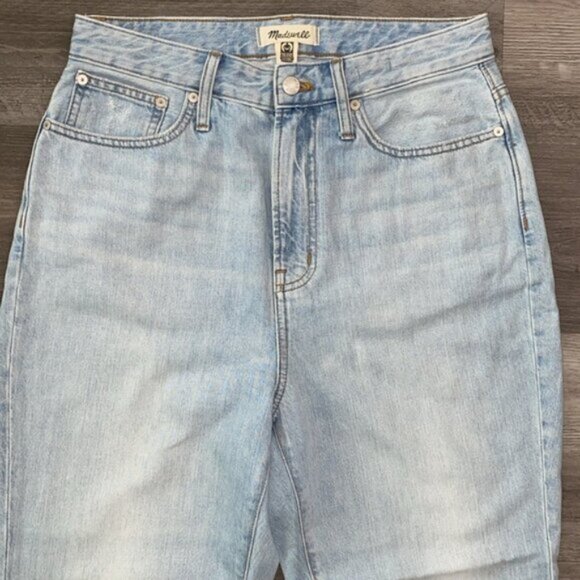 Madewell Curvy Perfect Vintage Jean Womens 28 Blue Extra High Rise 2020 Cotton - Picture 7 of 11